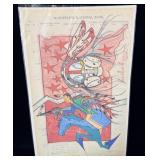 Native American Lakota Pencil Color Drawing on >