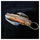 HUGE VINTAGE SS SAKURAI JAPAN CAMP POCKET KNIFE
