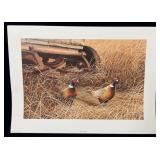 Autumn refuge by Robert Sissel signed print 27' x