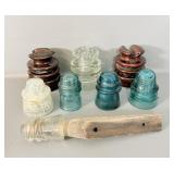 Am. Tel. & Tel. Co. Glass Insulator & other >
