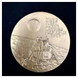 Apollo 11 Bronze Medallion Armstrong, Aldrin,