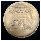MERCHANTS MOTOR FREIGHT Bronze Medal 90mm