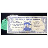 One dollar deadwood reserve note Buffalo Bill >