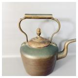 ANTIQUE GEORGIAN COPPER TEA KETTLE by C.H.