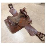 15' Tex Tan Hereford Western Trail Saddle