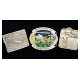 (3) belt buckles Humpty Dumpty, Wyoming, Rocky