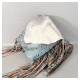 Myra Bag Cowhide Leather Fringe Purse