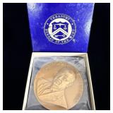 President Linden B Johnson 3' Bronze Medal US