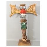 Vintage Hand-painted Hand Carved Wooden Alaskan>