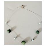 Silpada Sterling Silver Turquoise Wire Necklace>