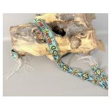 Hand Beaded Native American Thunderbird Belt 34'