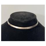 Sterling Silver Choker Necklace