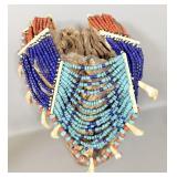 VERY LARGE Naga Tribal Elk Tooth Bib Necklace