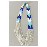 Native American Bead Loom Geometric Necklace