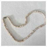 Vintage Tiger Puka Shell Necklace 18'