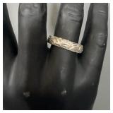 Sterling Silver Mens Ring sz 12