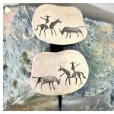 Sterling Silver SM Bull Fighting Earrings Alpaca >