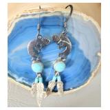Sterling Silver Southwestern Turquoise Kokopelli >