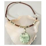 Vintage Banded Jasper Beaded Necklace