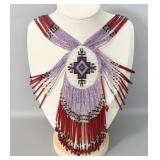 Handmade Native American Beaded Wrap 14'