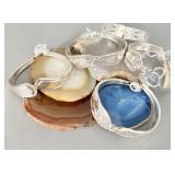 (5) Silver Plate Spoon Bracelets