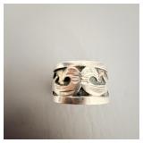 Sterling Silver Navajo Ring sz 5.5