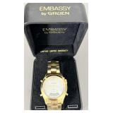 Vintage Embassy by Gruen Analog-Digital Mens Watch