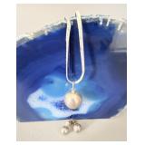 Sterling Silver Harmony Ball Necklace & Stud >