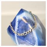Vintage Sterling Silver Figaro Link 6'