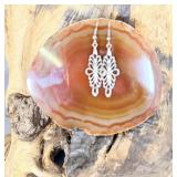 Sterling Silver Southwestern Drop Earrings >