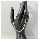 Sterling Silver Twisted Rope Bracelet 7'