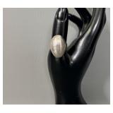 Sterling Silver Dome Ring sz 9