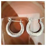 Sterling Silver Horseshoe Earrings