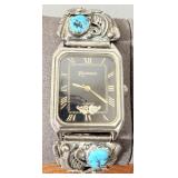 Black Hills Gold Navajo Sterling Silver Turquoise>