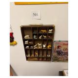 Lot of vintage animals plaster wood metal plastic