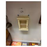 Vintage pie safe hanging cabinet