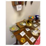 Vintage Thorens brass + oak music box