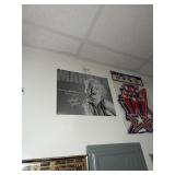 Vintage Marilyn Monroe metal sign
