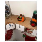 Vintage glass orange with product