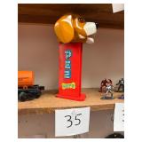 Vintage large Pez dog bone dispenser / 8 inches