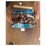Lot of 3 vintage NFL football posters