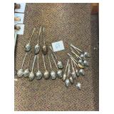 Lot of antique Rogers spoons
