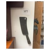 Antique meat cleaver