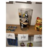 Vintage Terry Bradshaw glass / no c/c