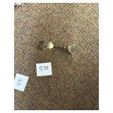 Antique glass door knob