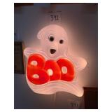 Vintage blow mold lighted ghost / working