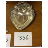 Vintage silver trinket dish