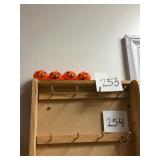 Lot of 4 vintage miniature blow mold pumpkins