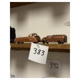 Vintage banner plastic cars