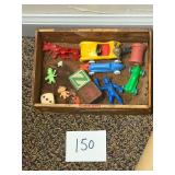 Vintage box of toys